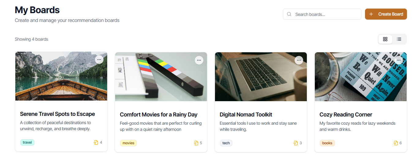 Create Your Board